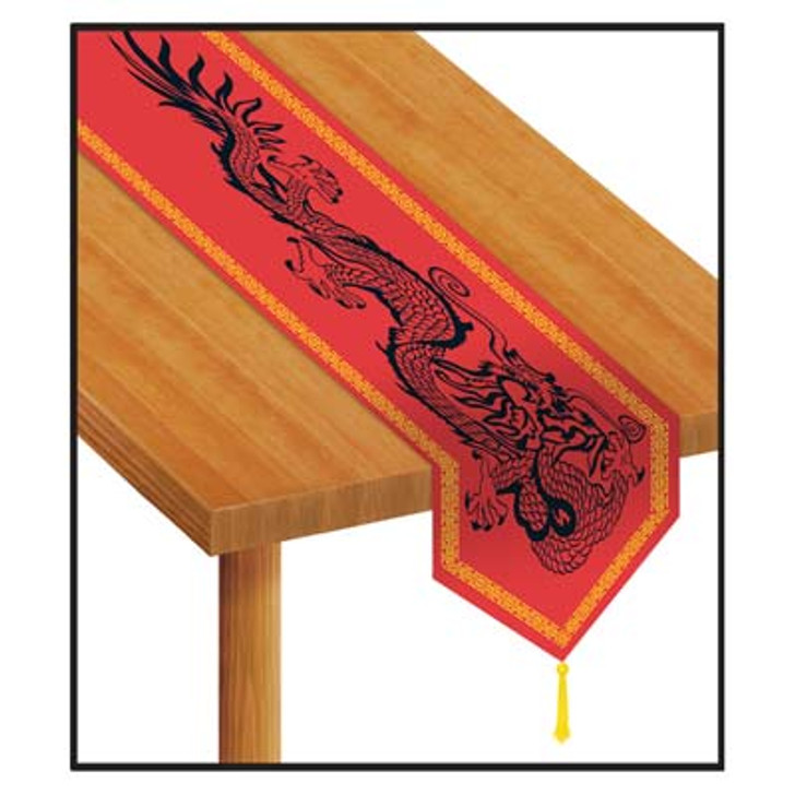 Chinese New Year Dragon Table Runner 11" x 6'