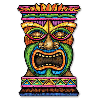 Luau Jumbo Tiki Cutout