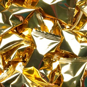 Metallic Gold Butter Mints - 7 oz