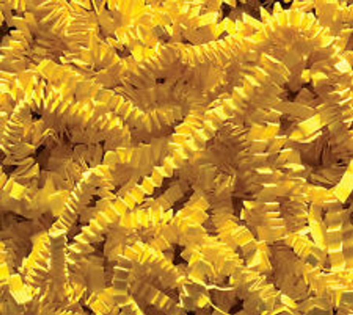 Canary Yellow Krinkled Shred Paper