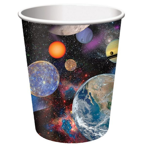 Space Blast 9oz Paper Cups