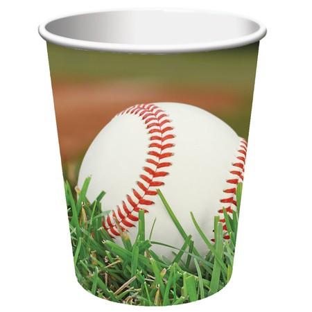 Sports Fanatic Baseball 9oz Paper Cups