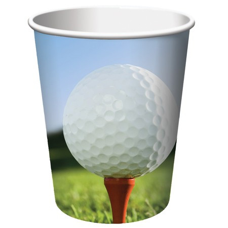 Sports Fanatic Golf 9oz Paper Cup