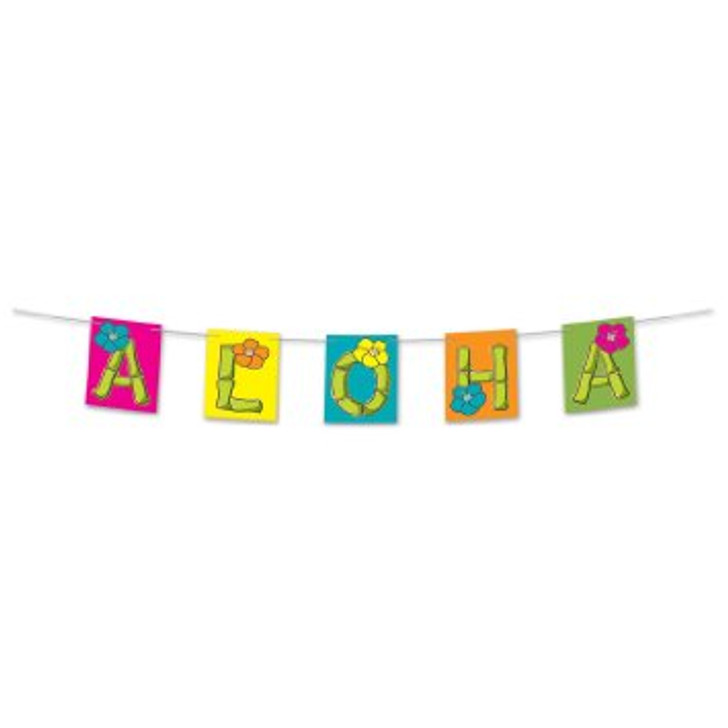 Luau Aloha Streamer