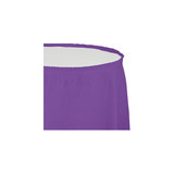 Amethyst Plastic 14' Tableskirt