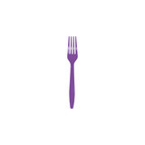 Amethyst Plastic Forks - 24ct