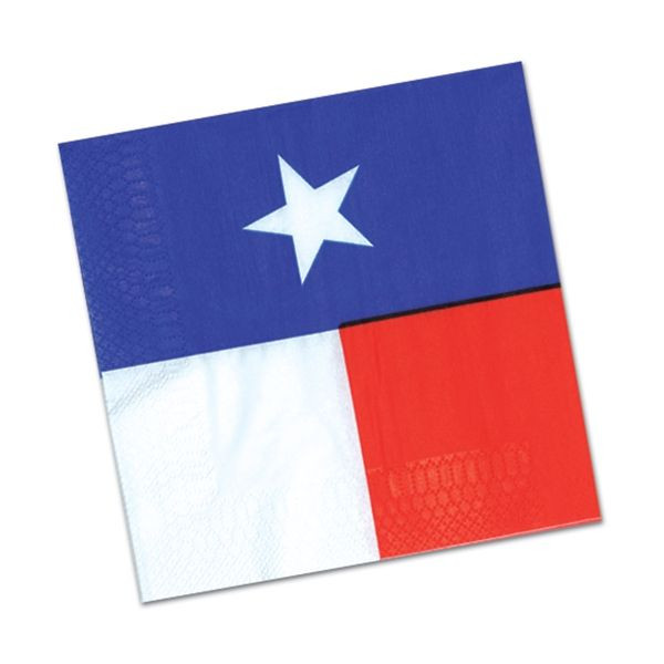 Western Texas State Flag Luncheon Napkins