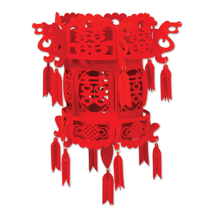 Chinese New Year Chinese Palace Felt Lantern - 18 in tall