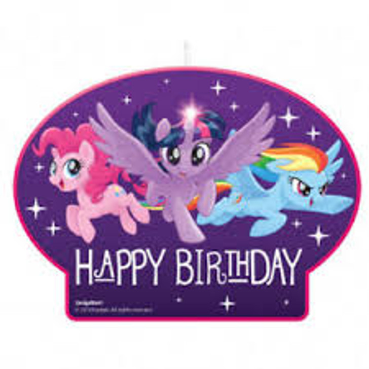 My Little Pony Glitter Candle - 1 piece