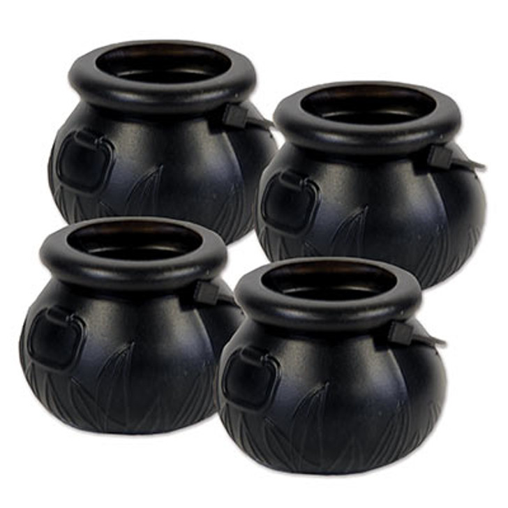 St Patrick's Miniature Black Cauldrons - 4 ct