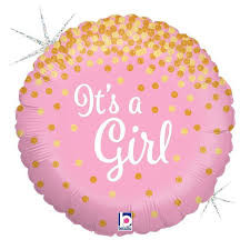 It's a Girl Baby Shower Foil Balloon - 18 in