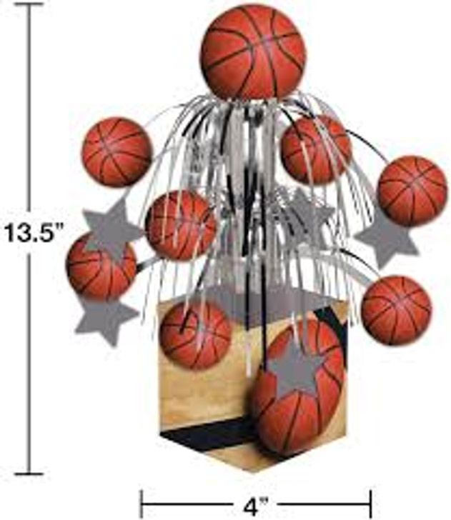 Basketball Centerpiece - 12.5 in tall