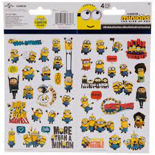 100ct Minions 4th of July Stickers