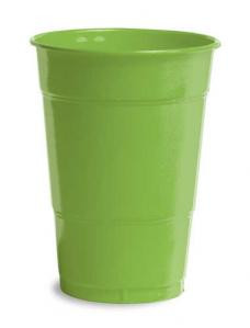 Fresh Lime 16 oz Plastic Cups - Party Warehouse