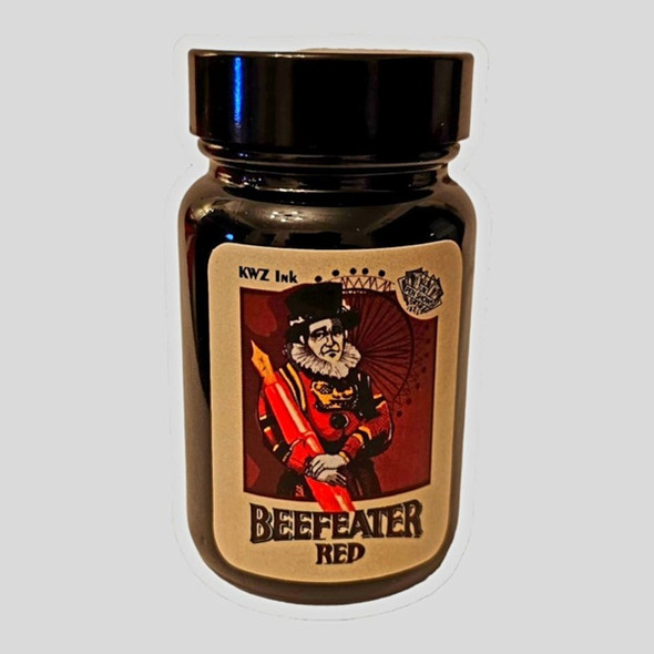 UK PEN SHOWS BEEFEATER RED INK