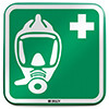 ISO Safety Sign - Emergency escape breathing device