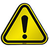 ISO Safety Sign - General Warning sign