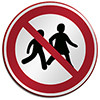 ISO Safety Sign - No children allowed