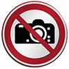 ISO Safety Sign - No photography