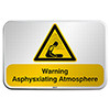 ISO Safety Sign - Warning; Asphysxiating Atmosphere