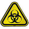 ISO Safety Sign - Warning; Biological hazard