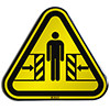 ISO Safety Sign - Warning; Crushing