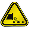ISO Safety Sign - Warning; Sewage effluent outfall