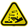 ISO Safety Sign Warning Corrosive substance