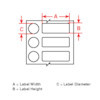 Nylon Cloth Labels for M611 & BMP61