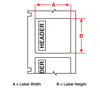 Pre-Printed Pre-Cut Blank Sign headers for BBP3x/S3xxx/i3300 Printers