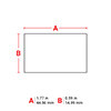 Raised Profile Labels for BBP3X/S3XXX/i3300 Printers