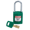 SafeKey Compact Nylon Lockout Padlocks with Alumium Shackle