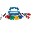 Safety Lock & Tag Carrier System - Blue