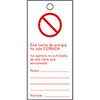 TAG-ESP DO NOT SWITCH ON 110X500MM PK 10