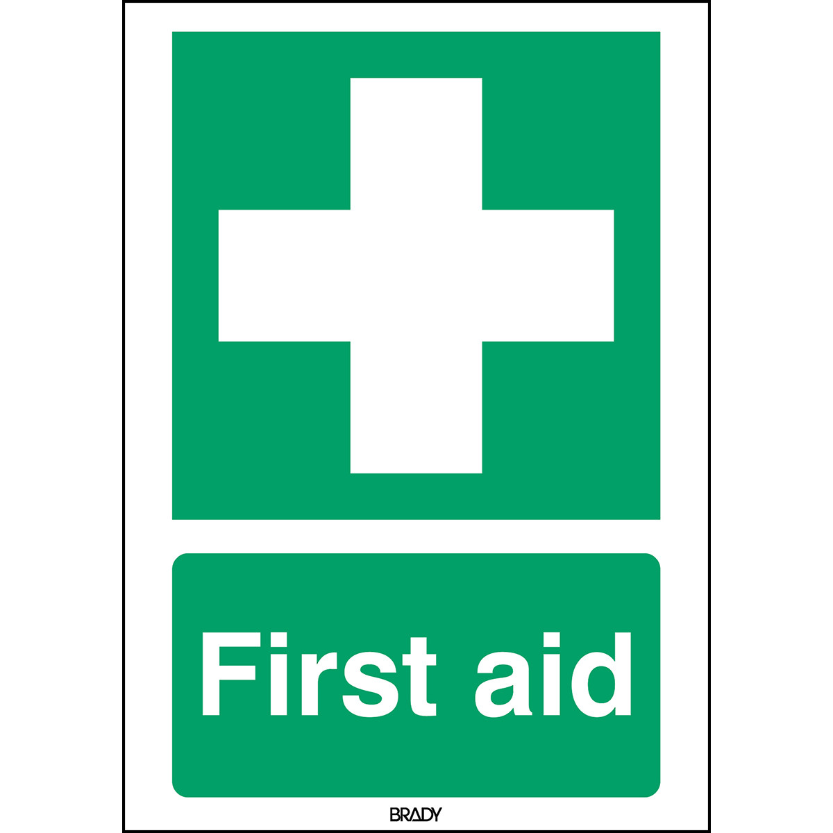 ISO 7010 Sign - First aid - First aid | 814673 | BRADY