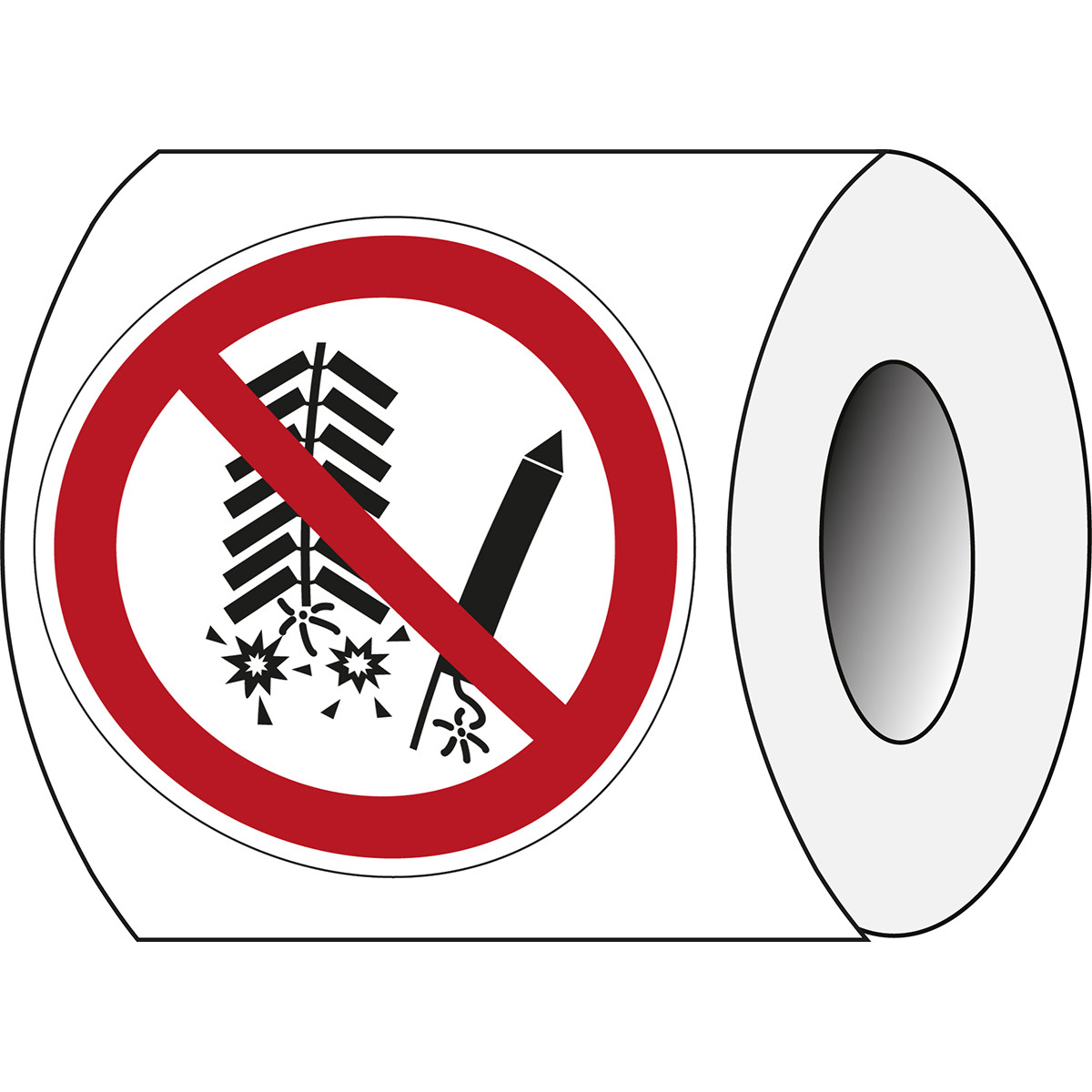 Do Not Set Sign ISO Safety Sign - Do not set off fireworks | 196817 | BRADY
