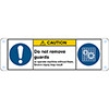 Check Guard Safety Sign ISO Safety Sign - General mandatory/Check guard | 302782 | BRADY