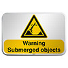 Submerged Object Sign ISO Safety Sign - Warning; Submerged objects | 306402 | BRADY