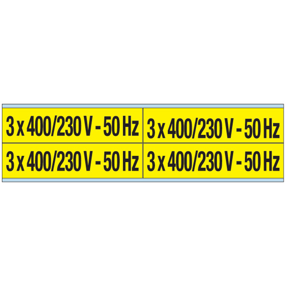 Conduit & Voltage Markers - 400 / 230 V 50 HZ