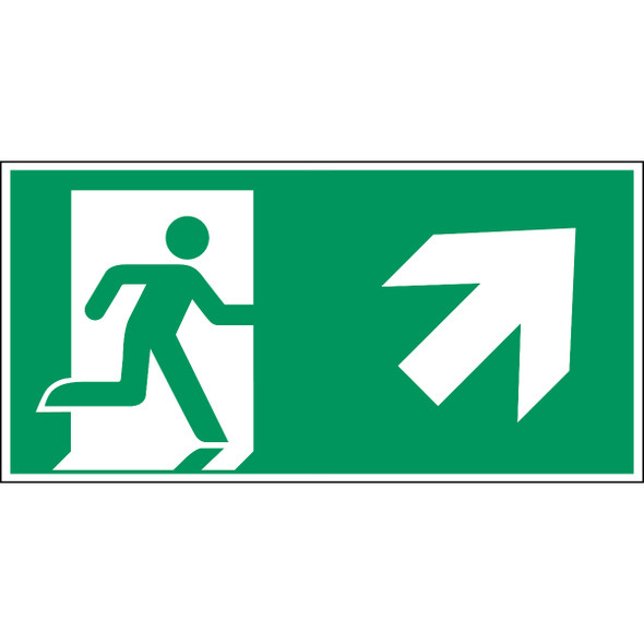 Emergency exit (right) - ISO 7010