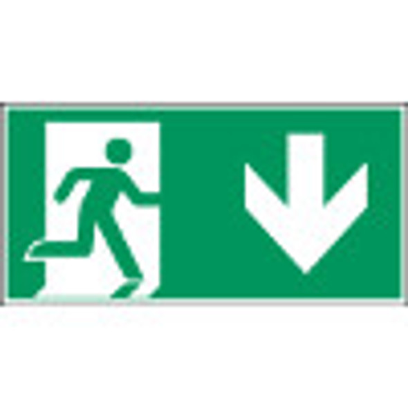 Emergency Exit (right)- Safety Sign