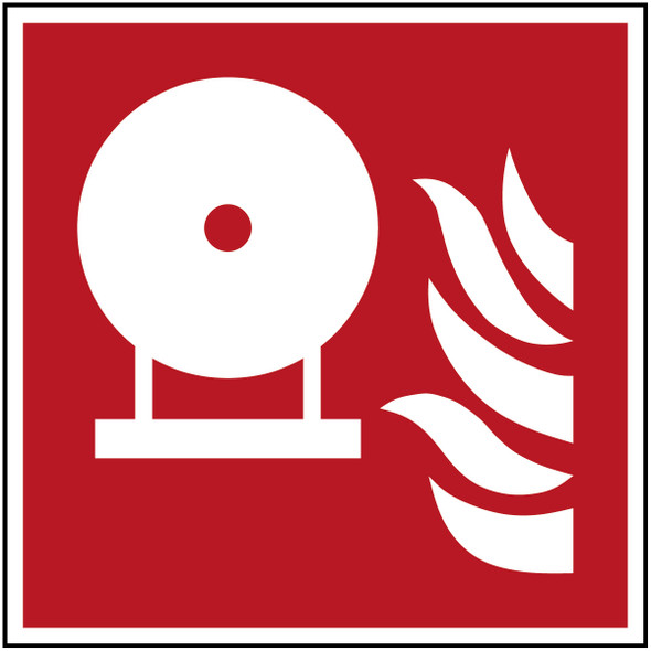 Fixed fire extinguisher bottle - ISO 7010
