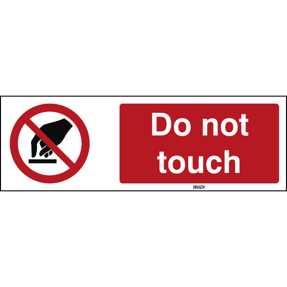 ISO 7010 Sign - Do not touch - Do not touch