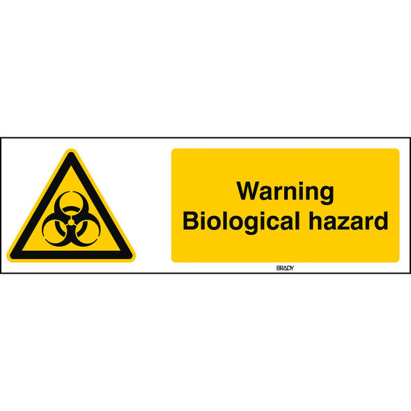 ISO 7010 Sign - Warning: Biological hazard