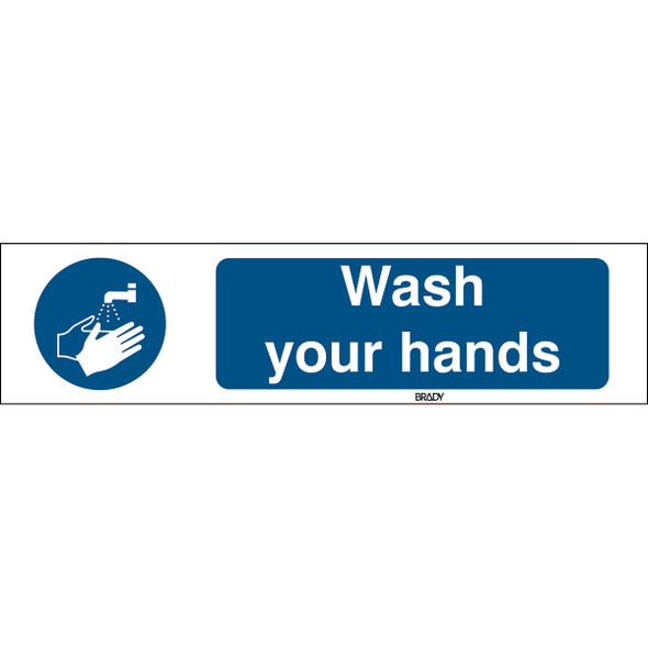 ISO 7010 Sign - Wash your hands - Wash your hands