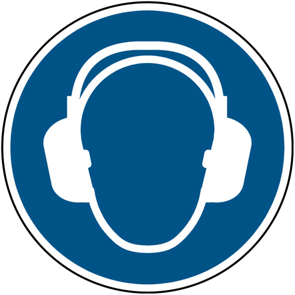 ISO 7010 Sign - Wear ear protection