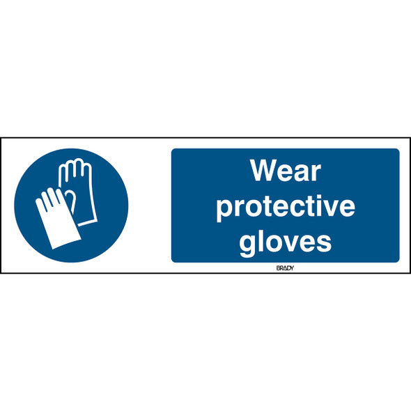 ISO 7010 Sign - Wear protective gloves - Wear protective gloves