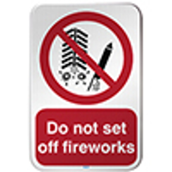 ISO Safety Sign - Do not set off fireworks