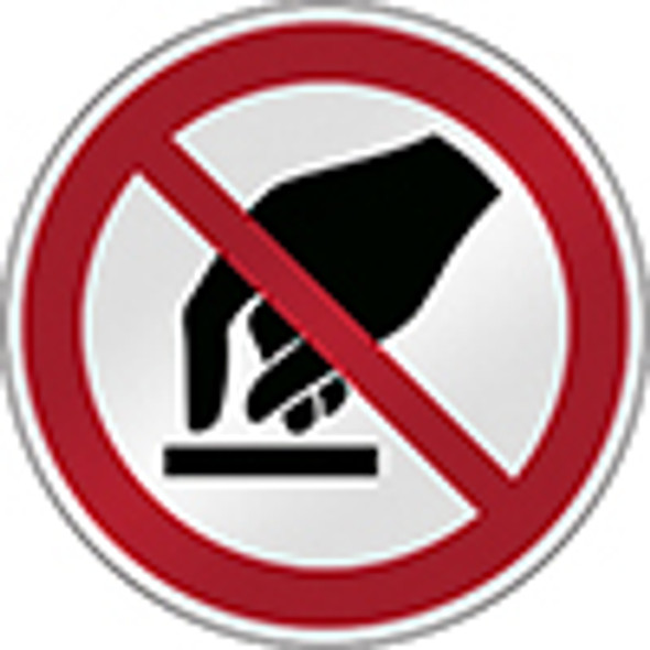 ISO Safety Sign - Do not touch