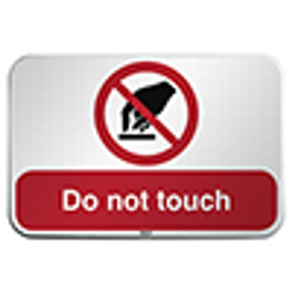 ISO Safety Sign - Do not touch